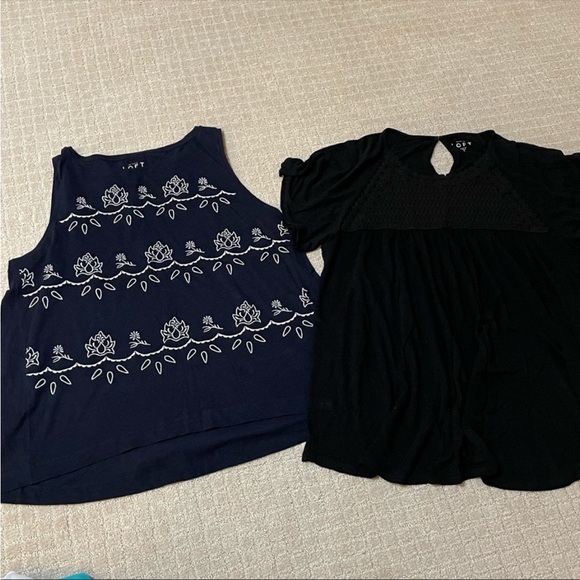 Bundle 12 loft tops (blouses) xl euc - Picture 3 of 12